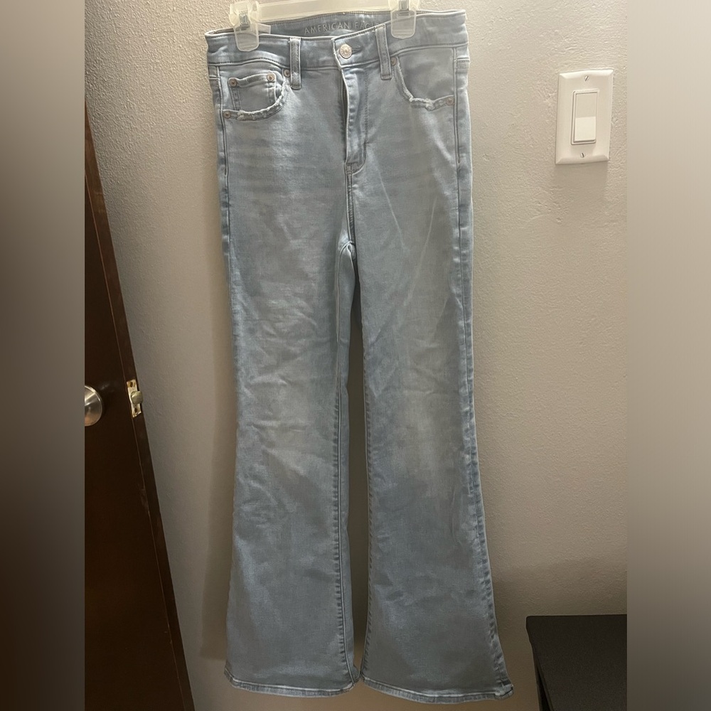 AE Super high rise flare Jean